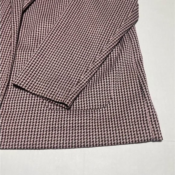 Maurices Houndstooth Blazer – Classic  lavender Check Jacket, Oversized Fit, XXL - Picture 4 of 7